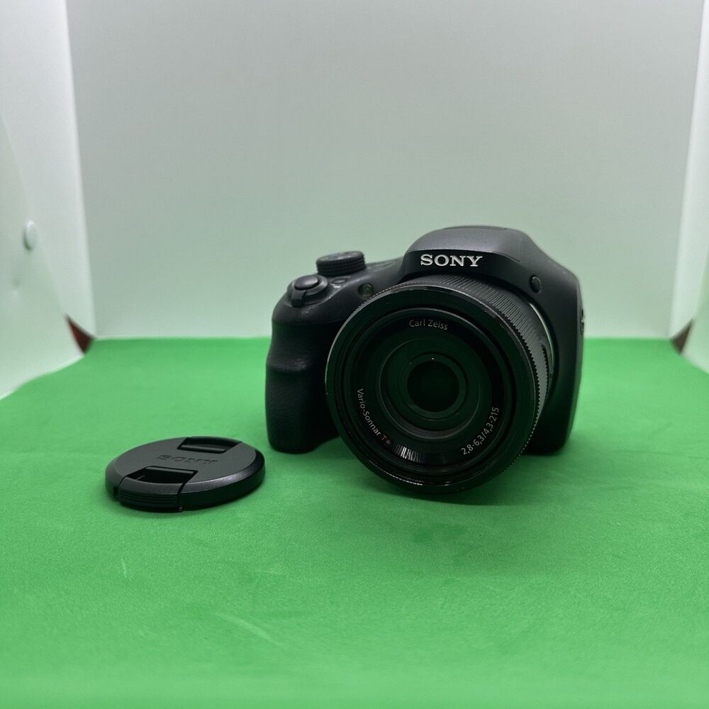 Sony Cyber-shot DSC-HX300 20.4MP Digital Camera Black - TESTED - ERROR